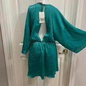 NWT Zara dress with shorts underneath M